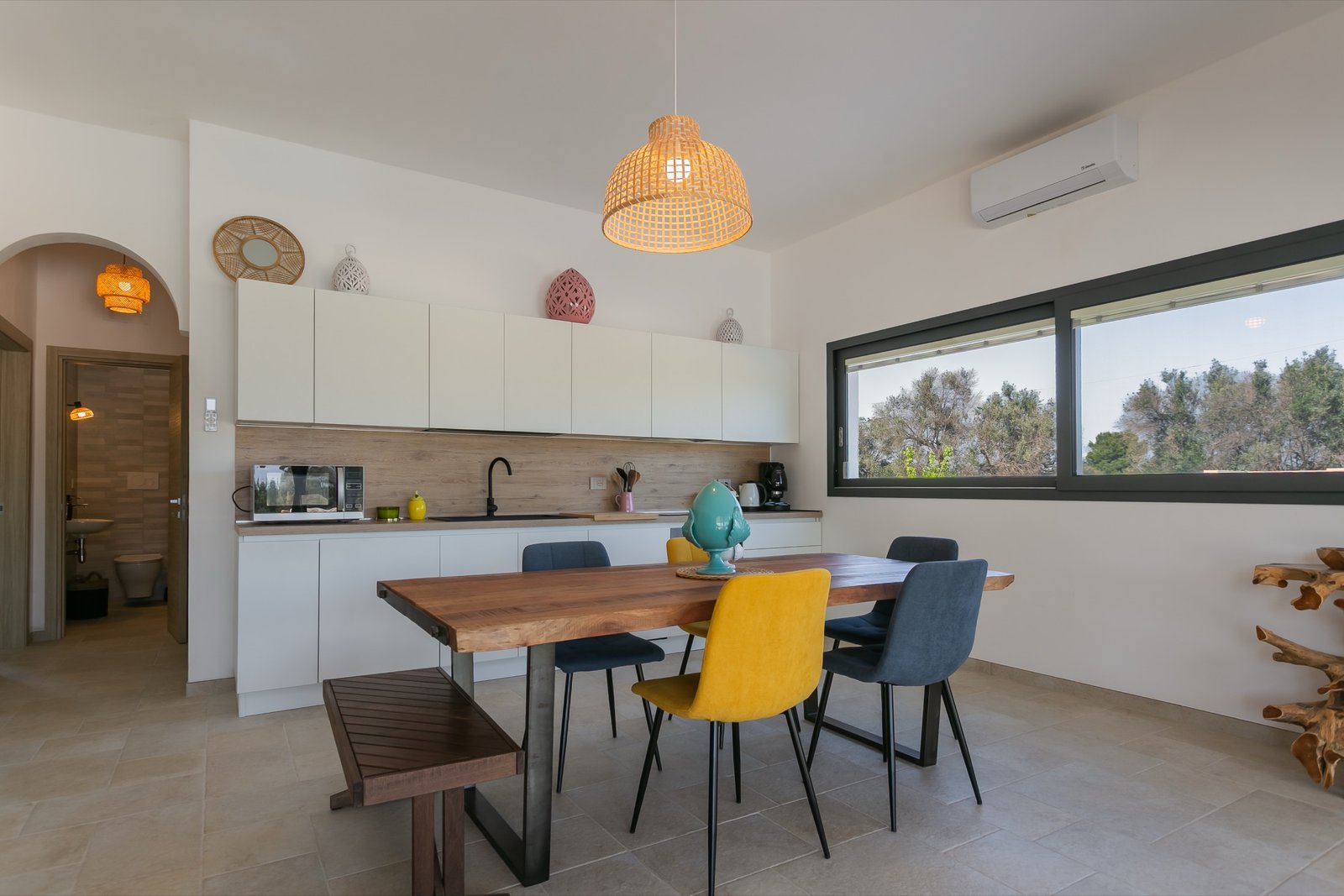 Détail terrasse et mobilier extérieur